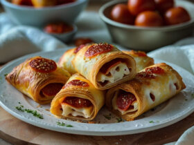 Cheesy Pepperoni Pizza Roll Recipe