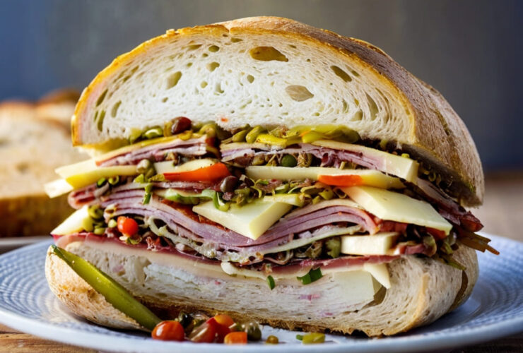 Classic Italian Muffuletta Sandwich Recipe