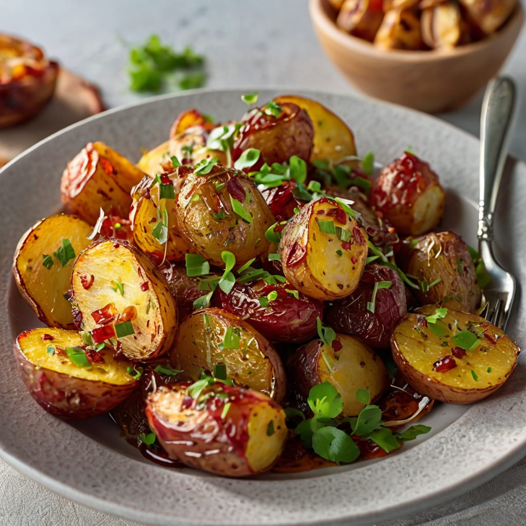Honey Bacon Roasted Potatoes Recipe