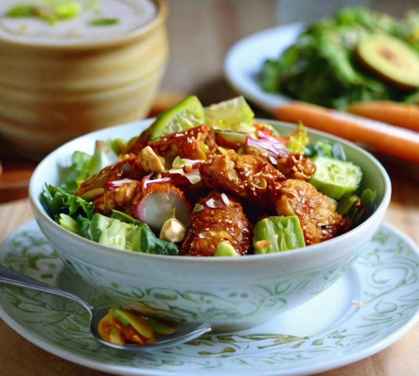 Honey Hot Chicken Salad Recipe