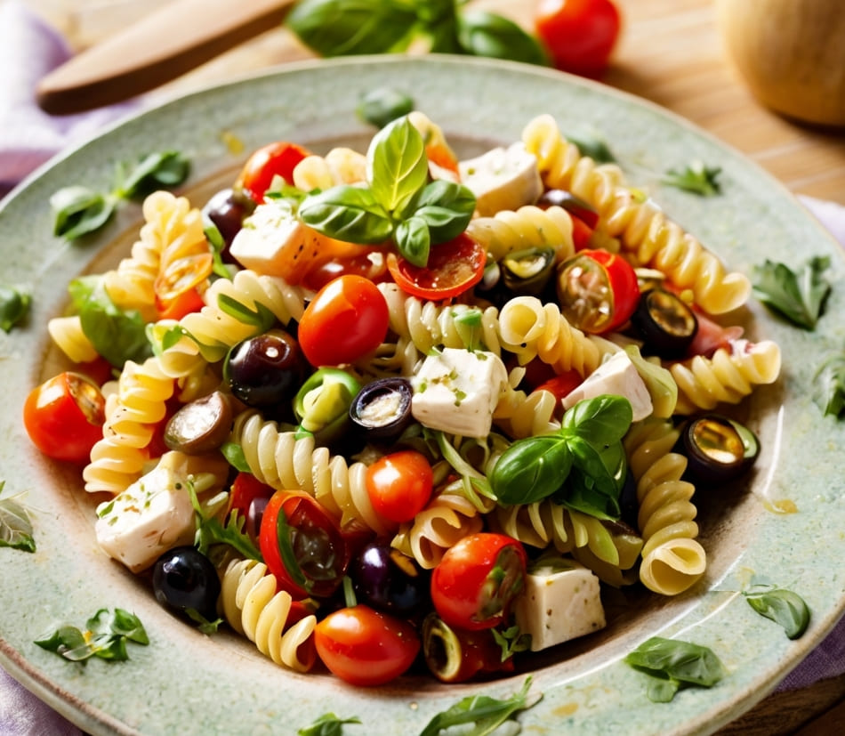 Italian Pasta Salad with Zesty Dressing