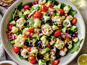 Mediterranean Marinated Cauliflower Salad Recipe