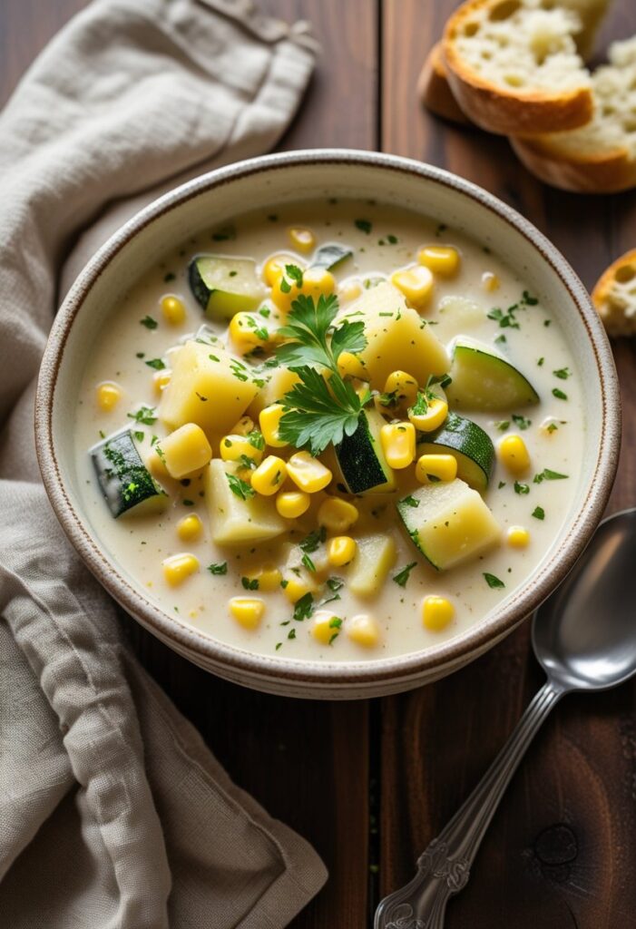 Zucchini Corn Chowder Recipe