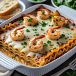 Garlic Butter Shrimp Scampi Lasagna Recipe