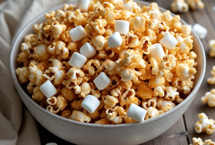 Marshmallow Caramel Corn Recipe