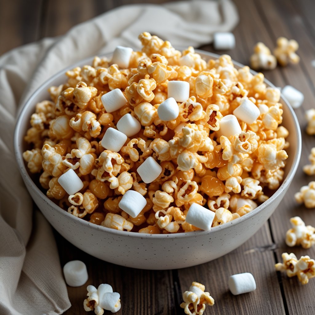 Marshmallow Caramel Corn Recipe