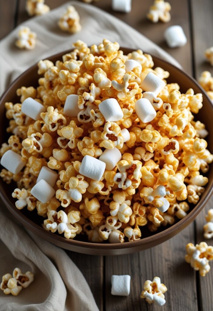 Marshmallow Caramel Corn Recipe