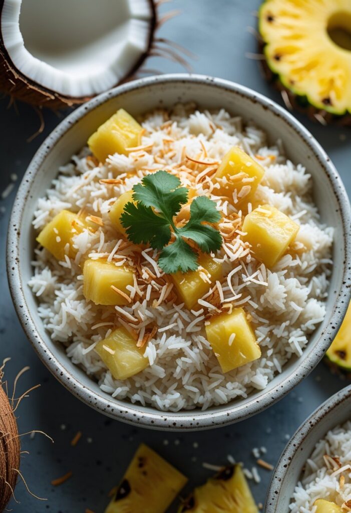Creamy Coconut Pineapple Rice Recipe