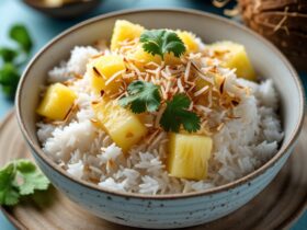 Creamy Coconut Pineapple Rice Recipe