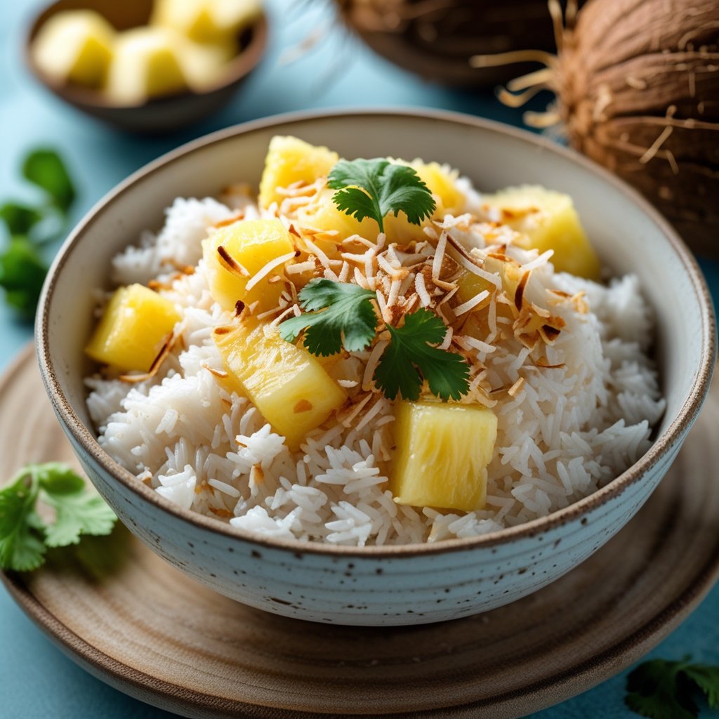 Creamy Coconut Pineapple Rice Recipe