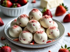 Strawberry Cheesecake Protein Balls Recipe