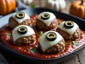 Monster Eyeball Meatballs