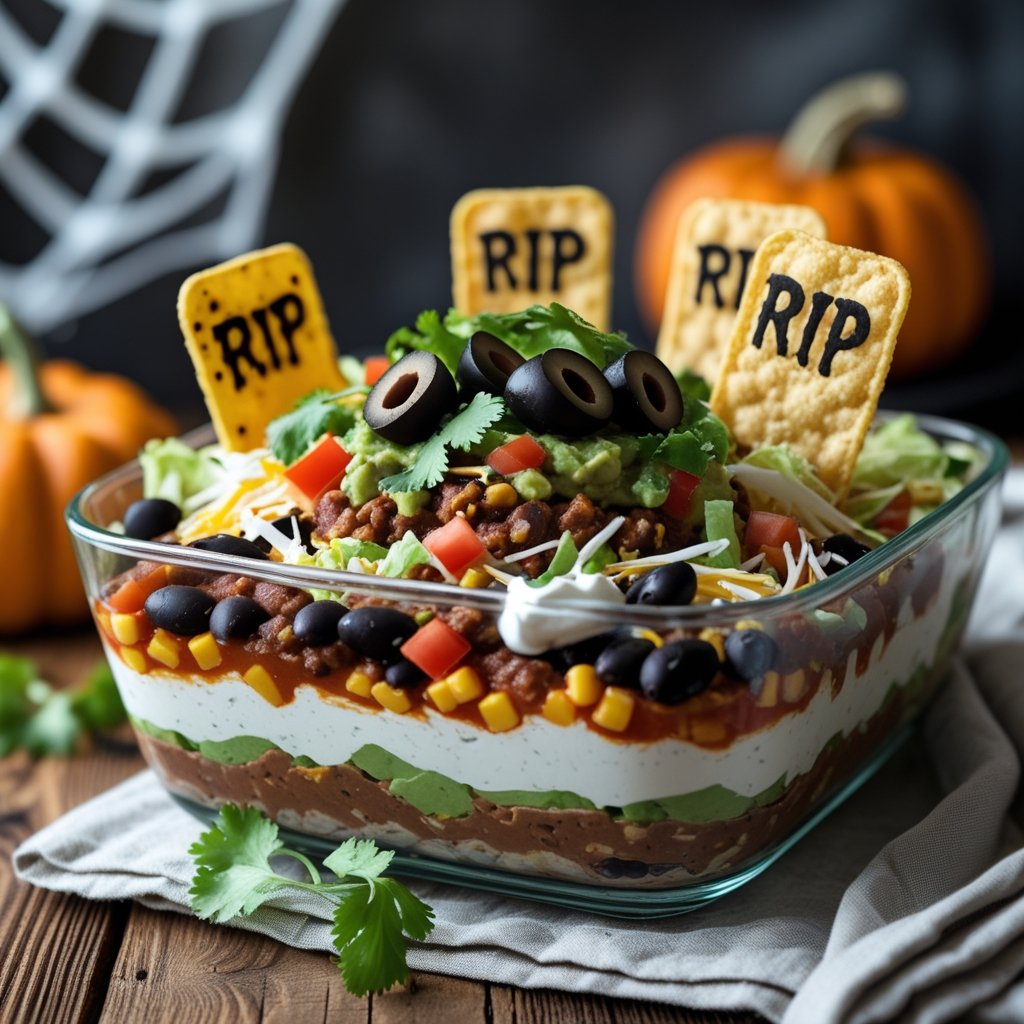 Graveyard Taco Dip