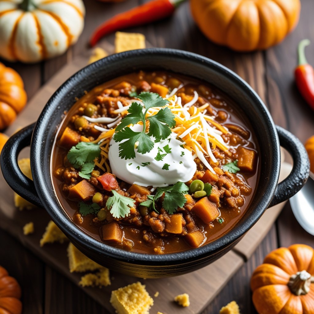 Crockpot Pumpkin Chili