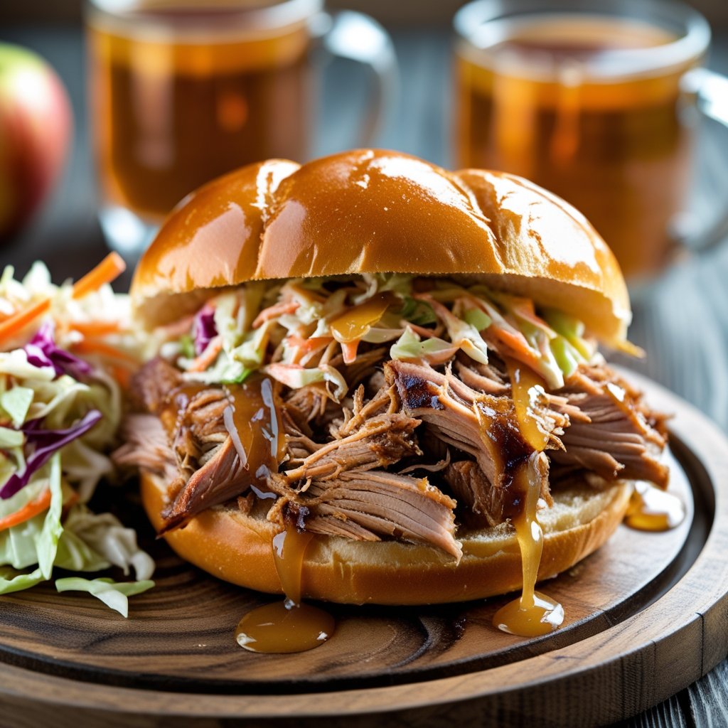 Crockpot Apple Cider Pulled Pork
