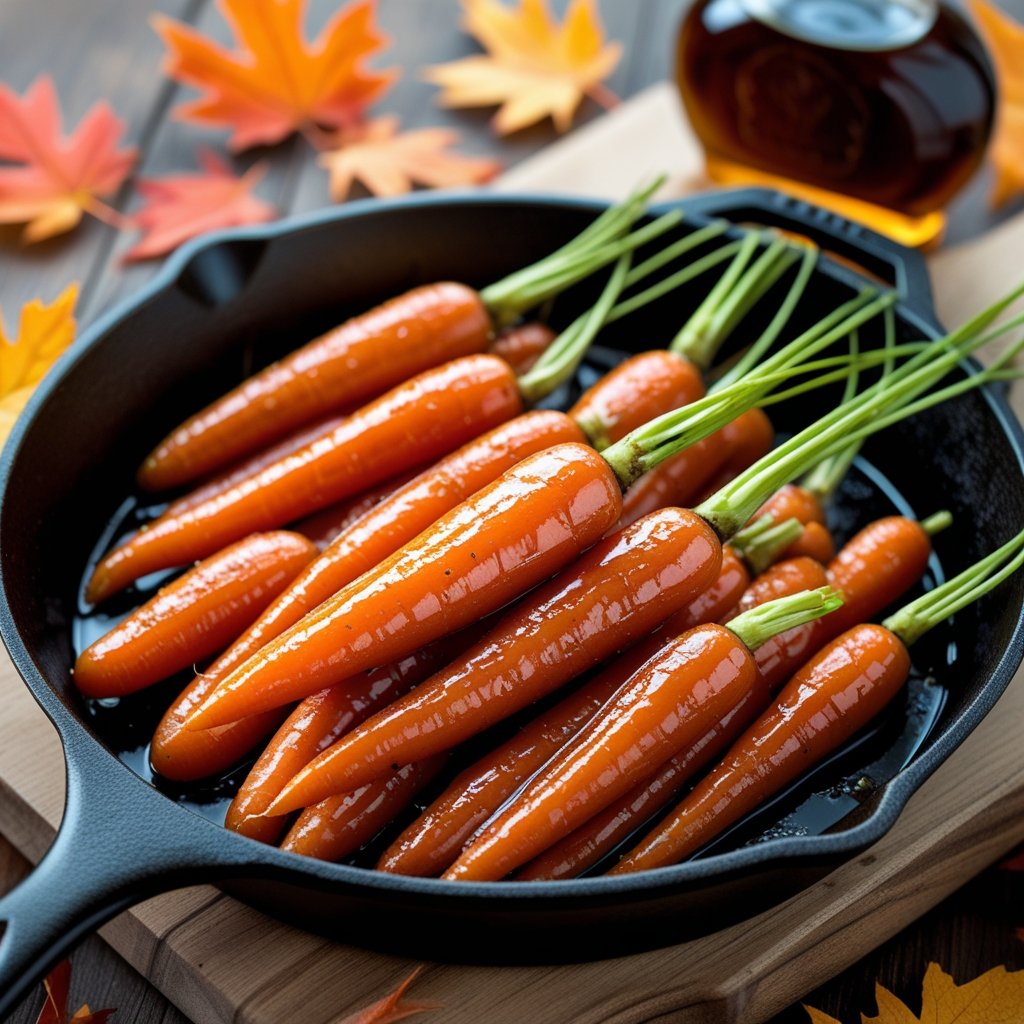 Crockpot Maple Glazed Carrots
