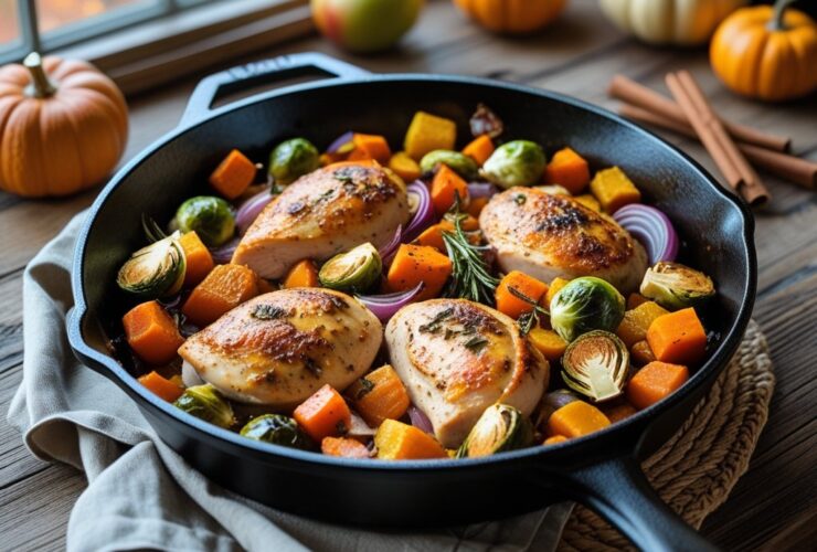 Autumn Harvest Chicken Skillet Recipe