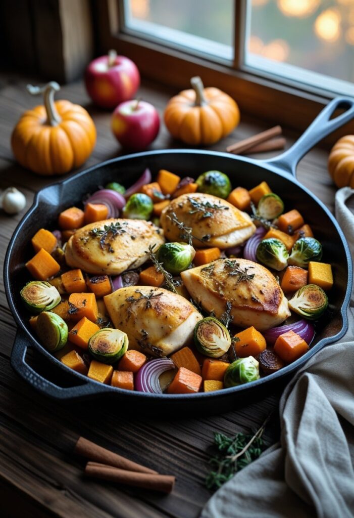 Autumn Harvest Chicken Skillet Recipe
