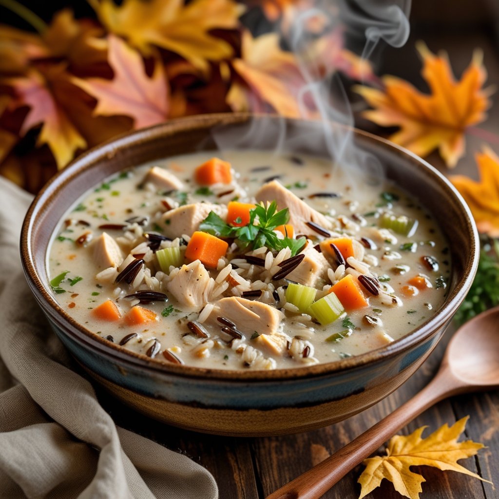 Creamy Chicken and Wild Rice Soup
