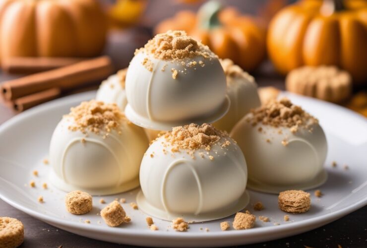No Bake Pumpkin Cheesecake Balls Recipe