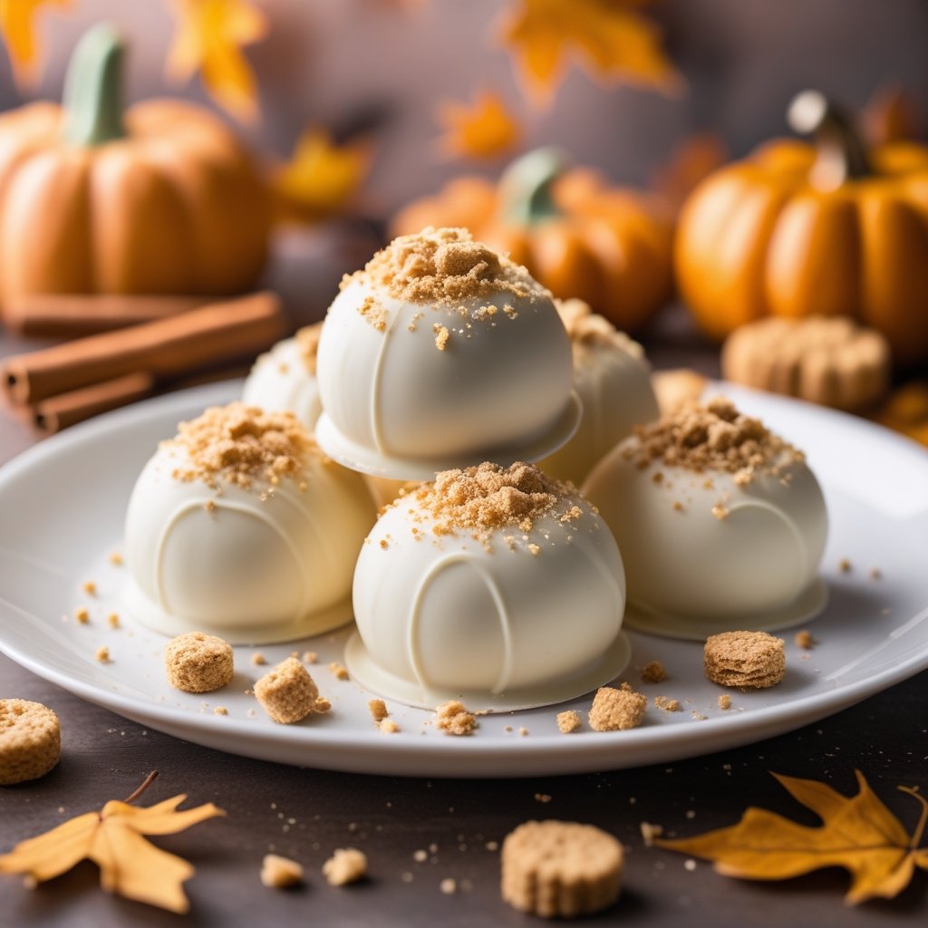 No Bake Pumpkin Cheesecake Balls Recipe