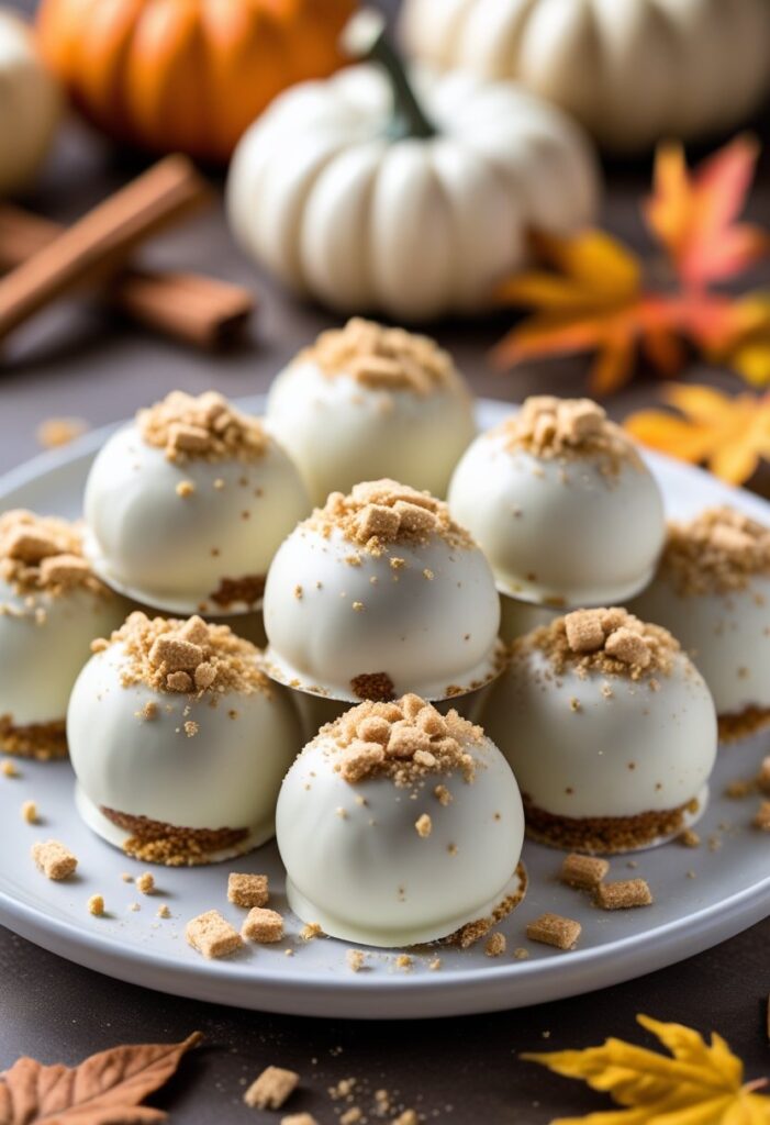 No Bake Pumpkin Cheesecake Balls Recipe