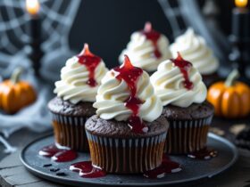 Halloween Vampire Bite Cupcakes Recipe
