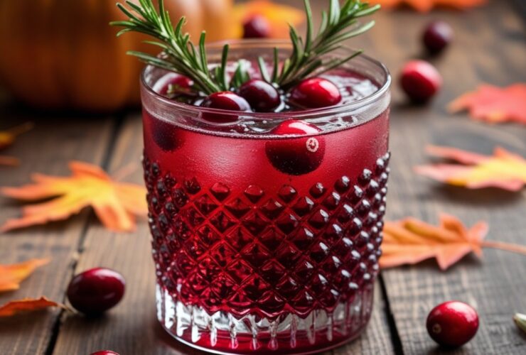 Cranberry Bourbon Smash