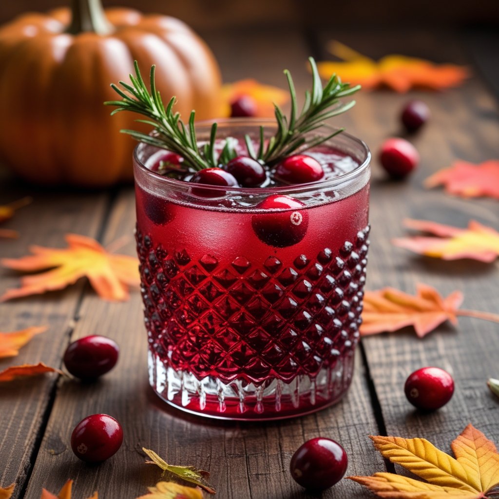 Cranberry Bourbon Smash