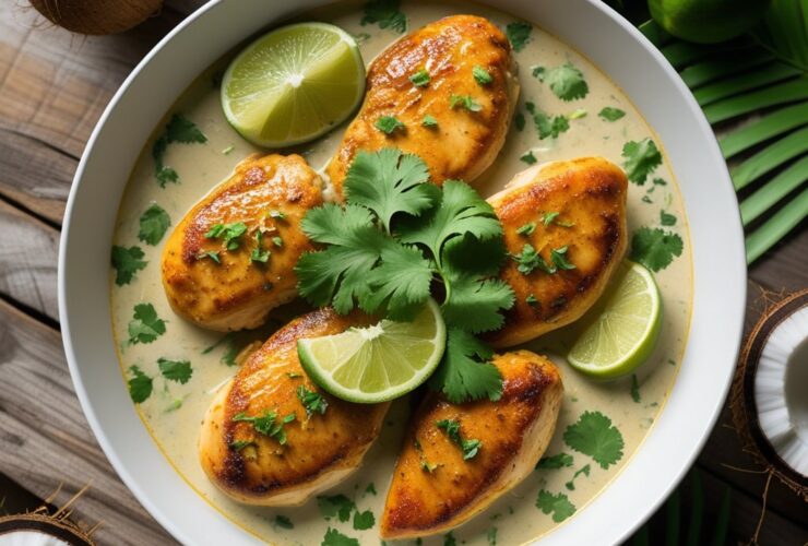 Tropical Coconut Lime Chicken Recipe