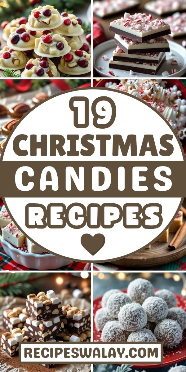 19 Christmas Candies Recipes