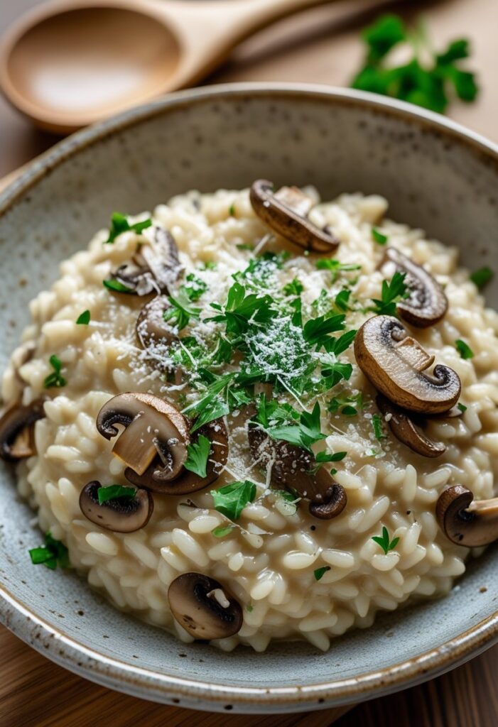 Creamy Mushroom Risotto