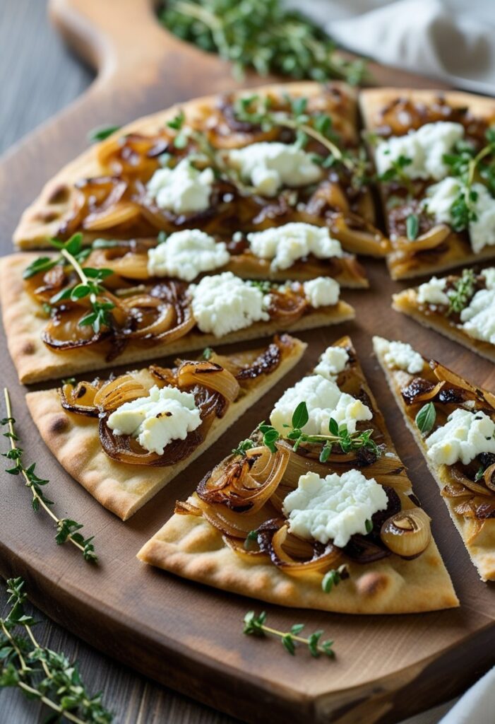 Caramelized Onion & Goat Cheese Flatbread