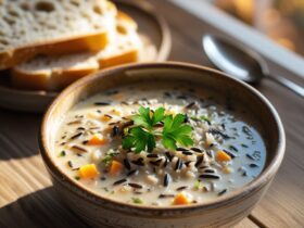 Cozy Autumn Wild Rice Soup Recipe