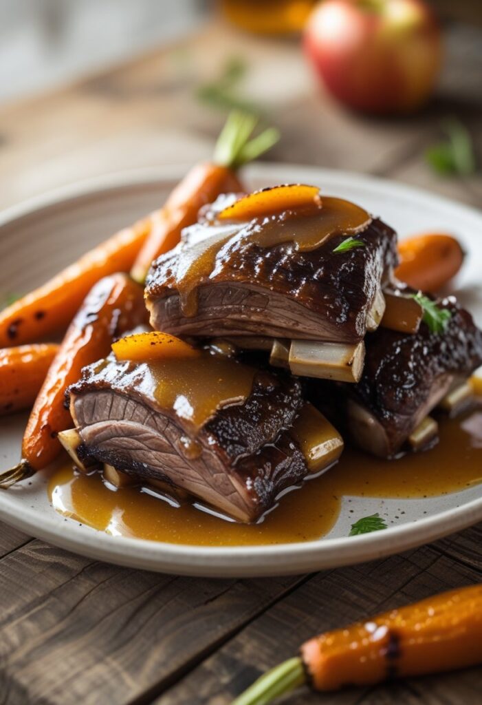 Apple Cider Braised Short Ribs