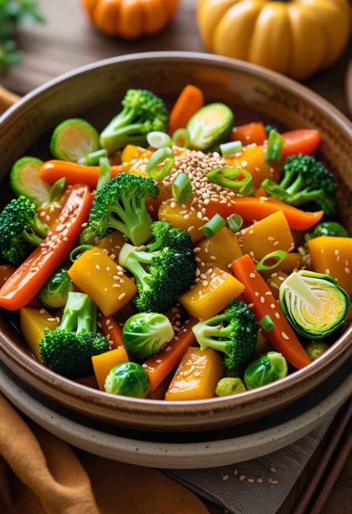 Autumn Veggie Stir-Fry