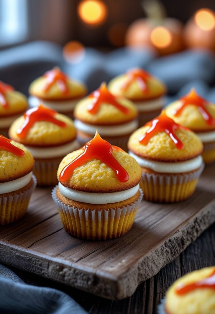 Vampire Bite Cupcakes (Savory Twist)