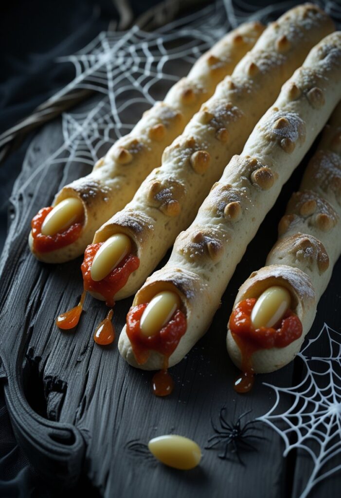 Witches’ Finger Breadsticks