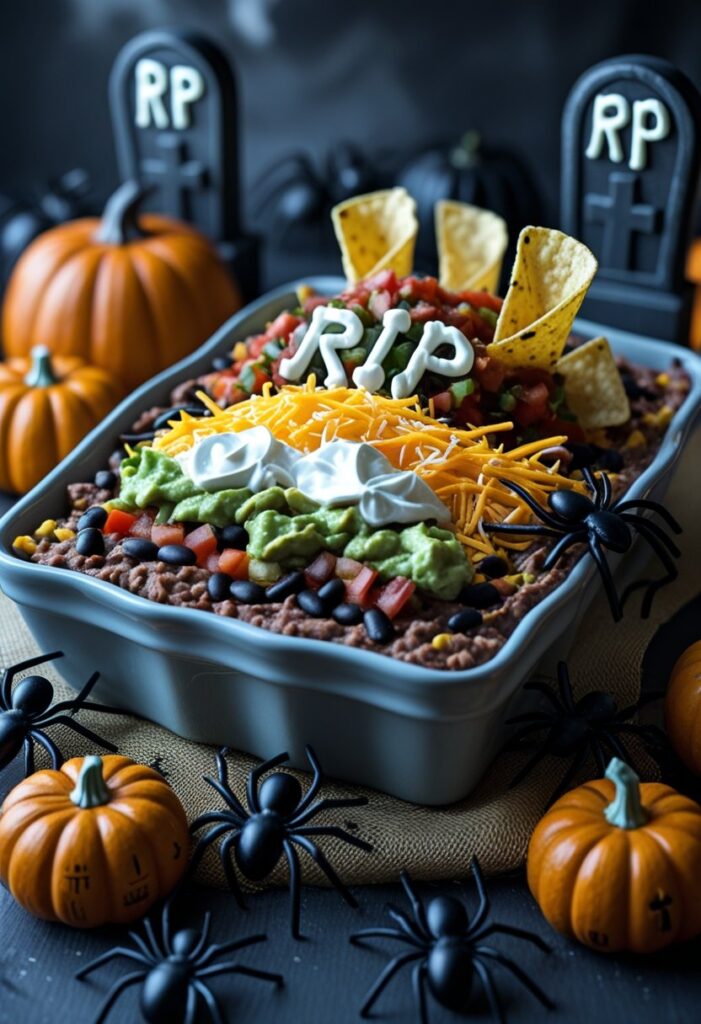 Graveyard Taco Dip