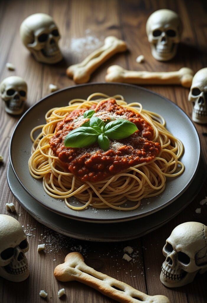 Skeleton Bone Breadstick Pasta