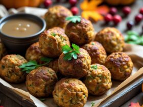 Thanksgiving Stuffing Balls Recipe