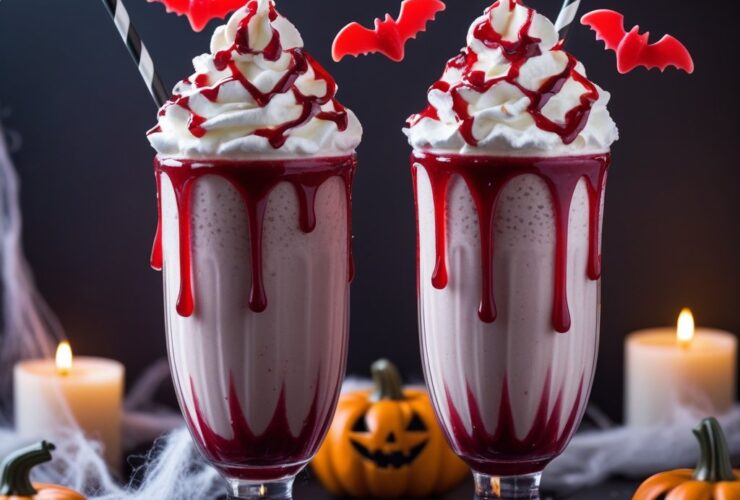 Vampire Bite Red Wine Milkshake Recipe