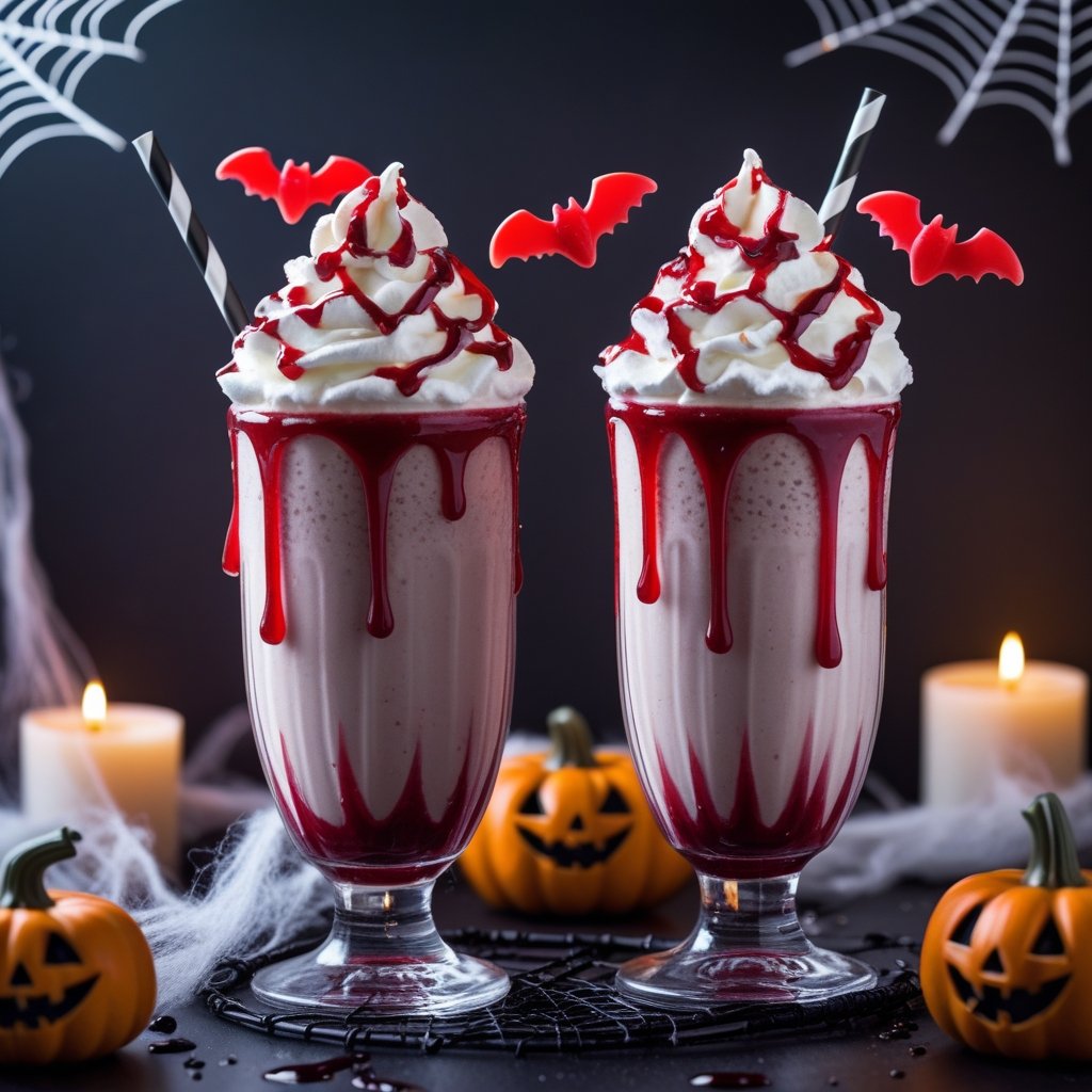 Vampire Bite Red Wine Milkshake Recipe