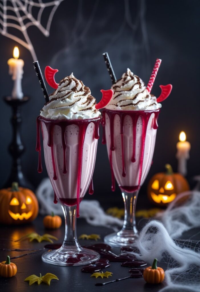 Vampire Bite Red Wine Milkshake Recipe