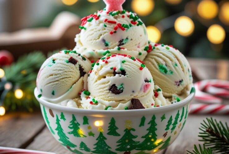 Christmas Tree Cake Ice Cream Recipe