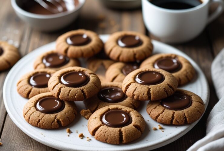 Chocolate Thumbprint Cookies Recipe
