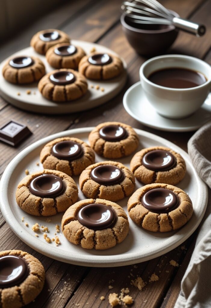 Chocolate Thumbprint Cookies Recipe
