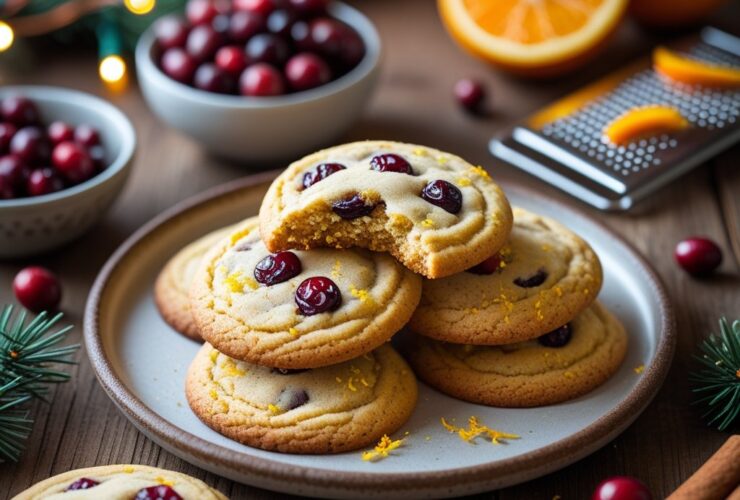 Christmas Cranberry Orange Cookies Recipe