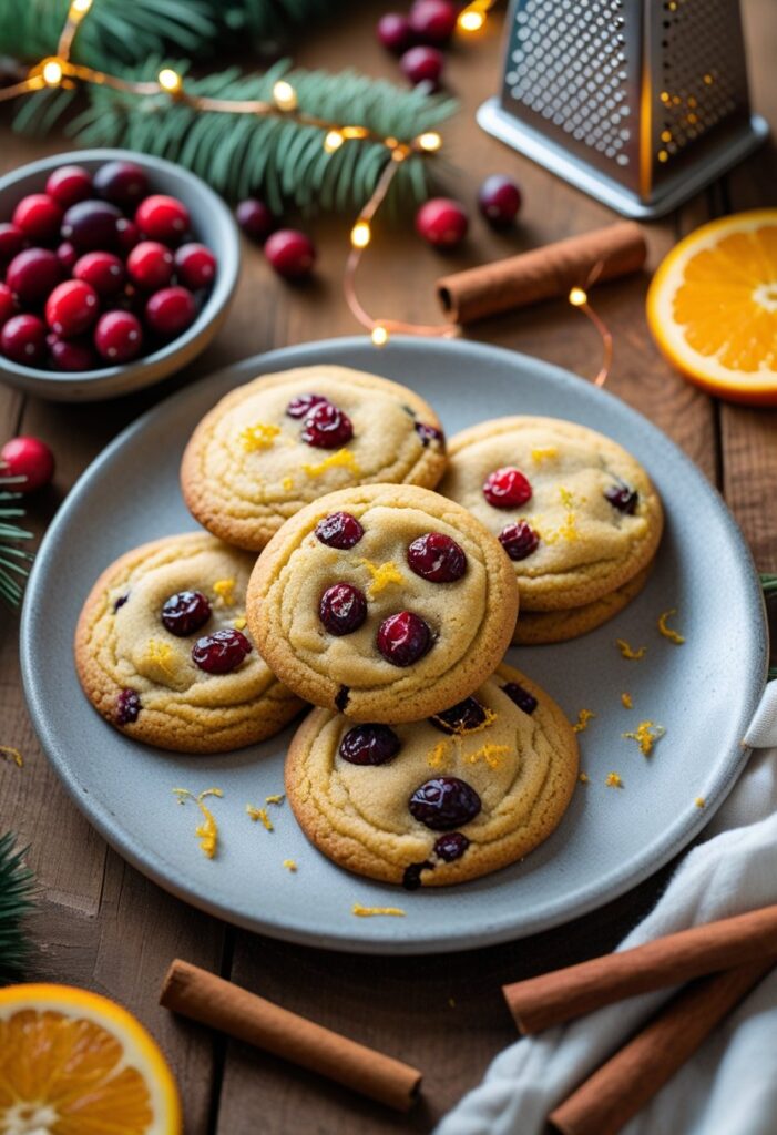 Christmas Cranberry Orange Cookies Recipe