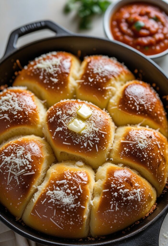 Garlic Parmesan Pull-Apart Bread